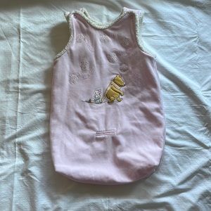 Disney Winnie the Pooh Pink Fleece Sleep Sack Wearable Blanket 6-9M